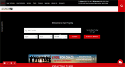 Desktop Screenshot of harrtoyota.com